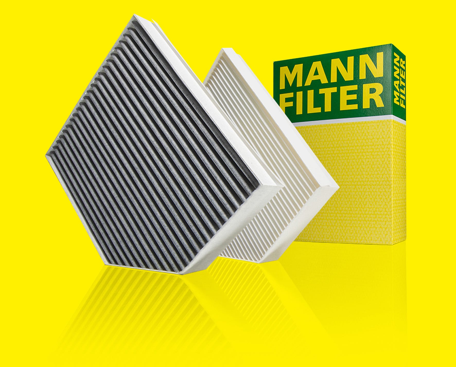 Cabin air filters for pollen