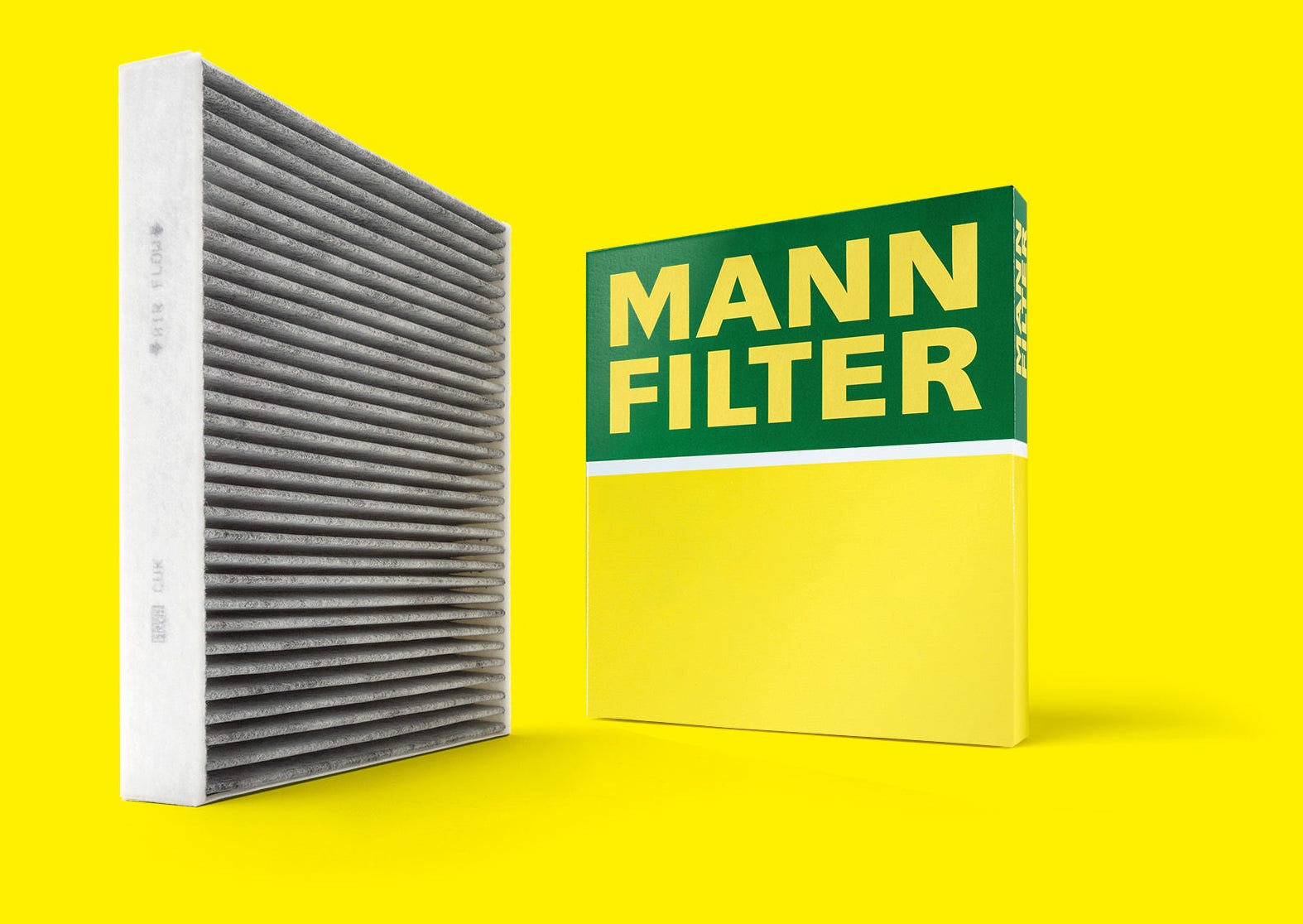 Cabin air filters with activated carbon filter extract up to 95% of harmful particulate.