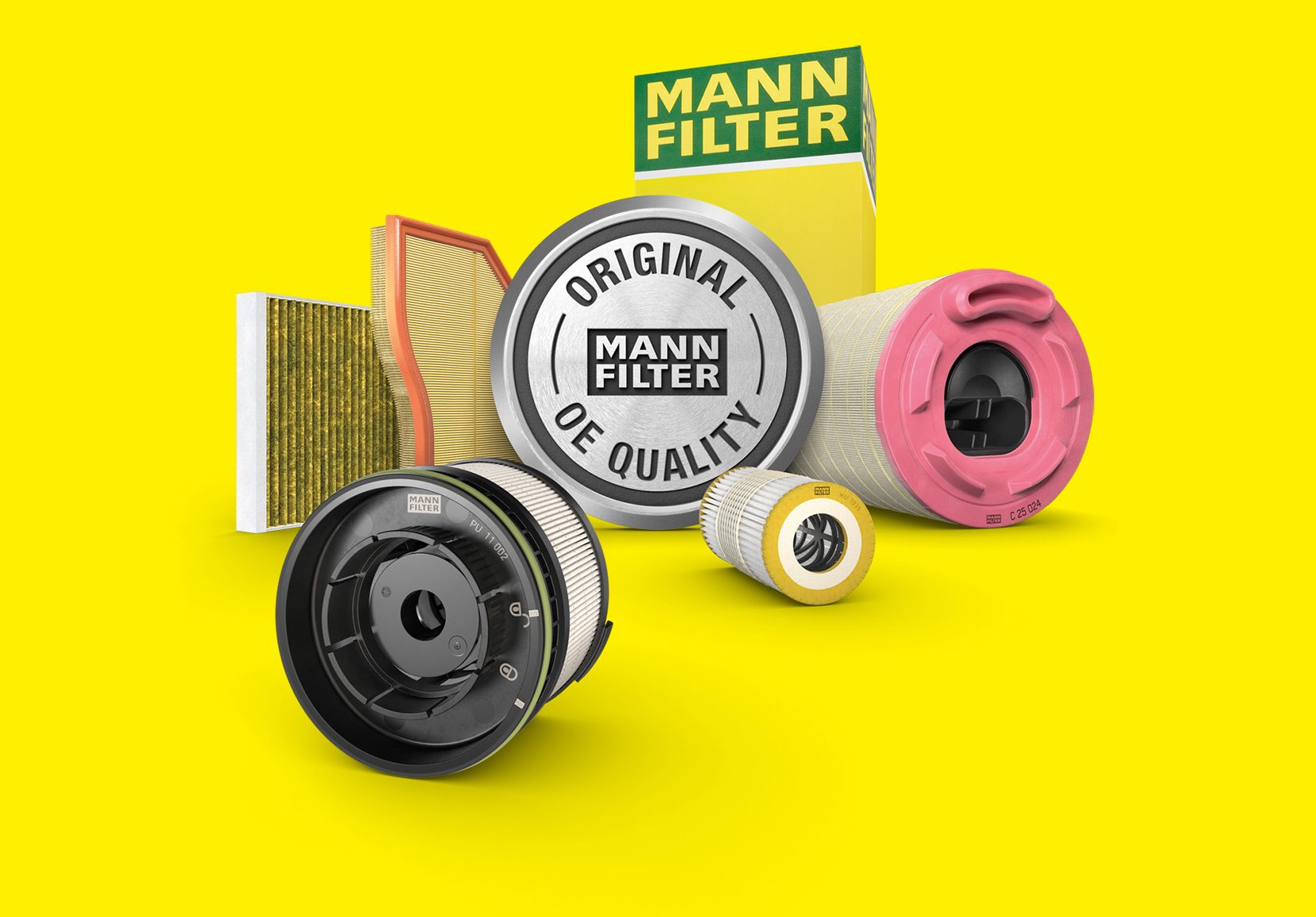 OEM automotive: filters in OE quality by MANN-FILTER